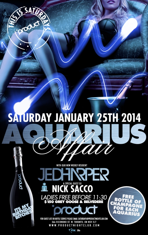 Aquarius Affair - Bottle Service