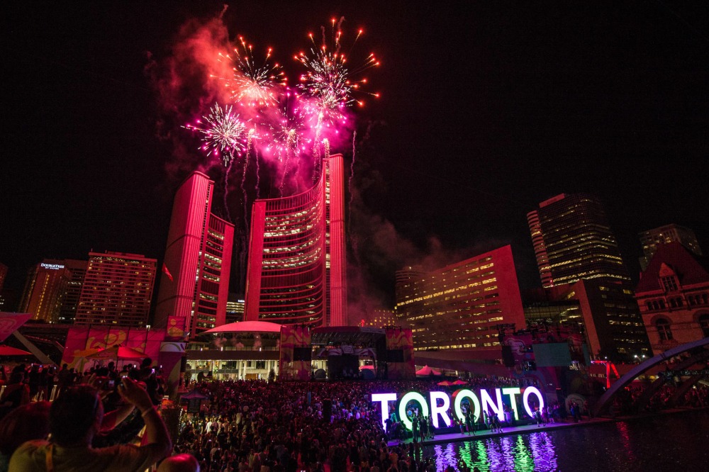Nathan Phillips Square New Year S Eve Nathan Phillips Square City Hall