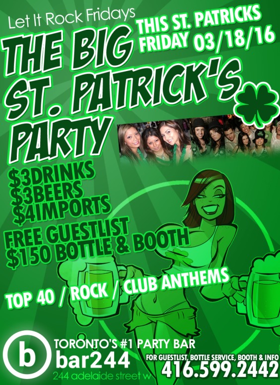The BIG St Patricks Party