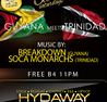 Guyana Meets Trinidad At HYDAWAY Restaurant And Bar (Brampton) Sat.April 16 2016