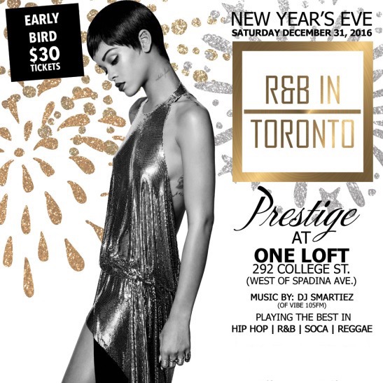 Toronto New Year’s Eve 2018! Over 100 Events Listed.