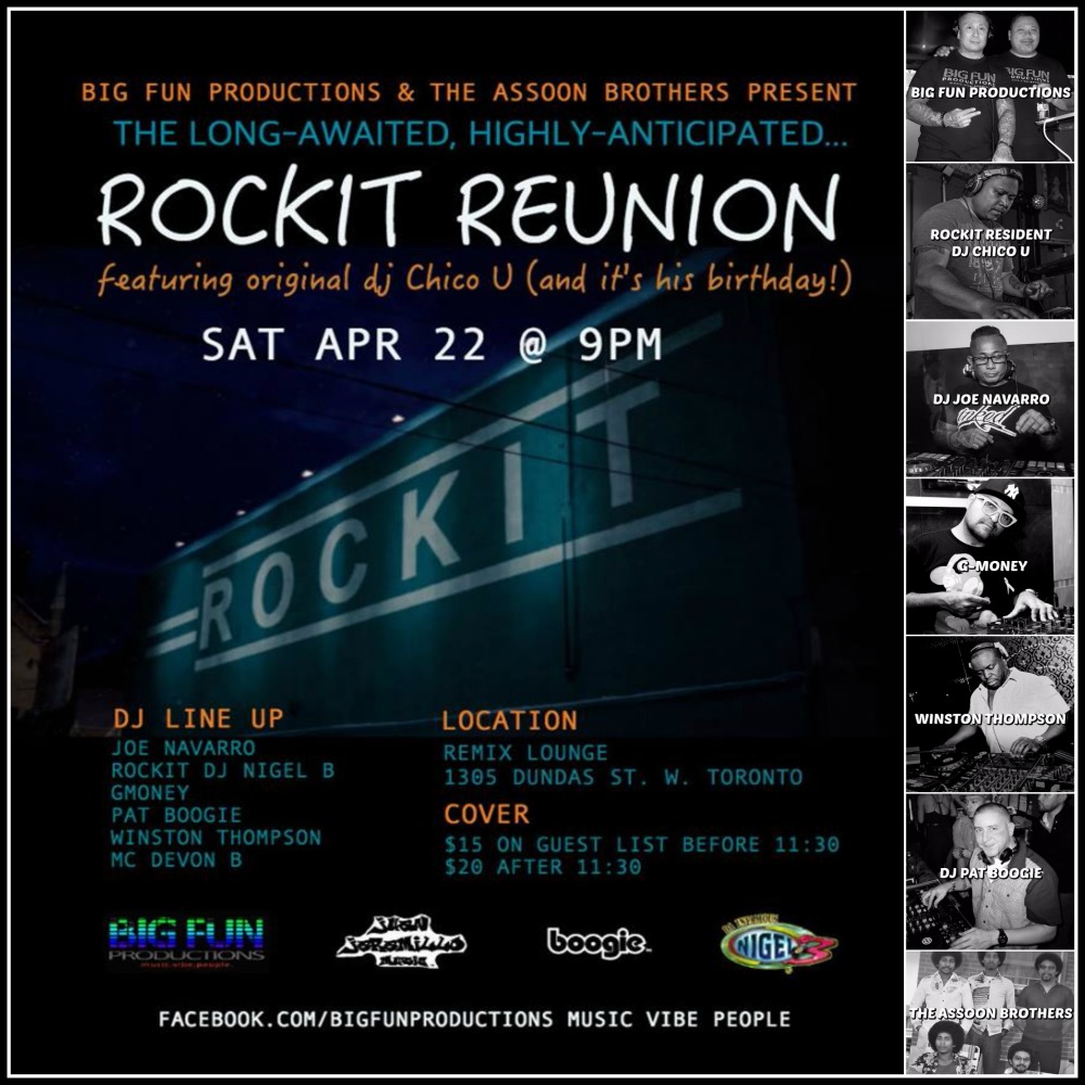 ROCKIT REUNION REMIX LOUNGE (Toronto)