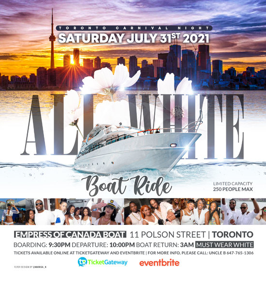 All White Carnival Boatride