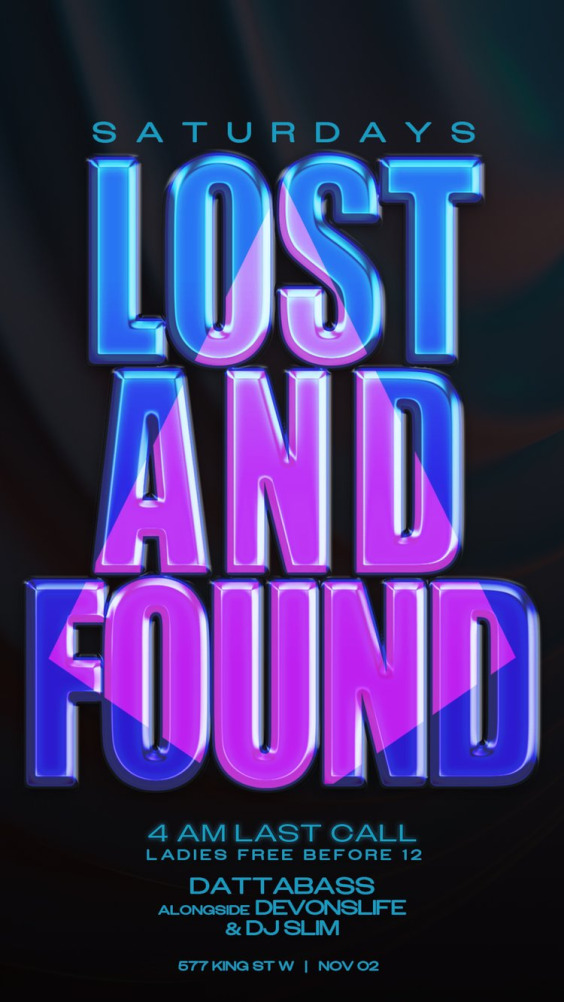 Lost and Found Saturdays