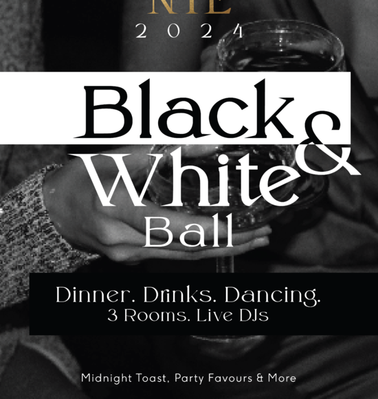 Black and White Ball NYE 2024