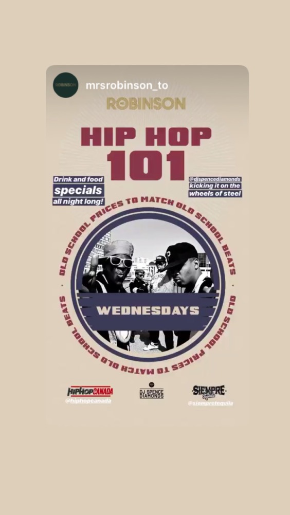 Hip Hop 101 Wednesdays