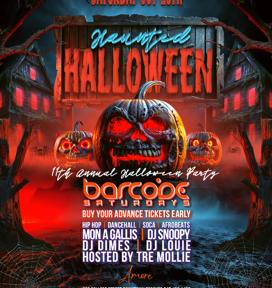 Barcode Saturdays Haunted Halloween