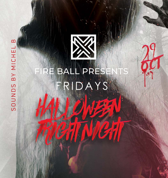 Fright Night Party begins at 9pm Sounds by Michel B