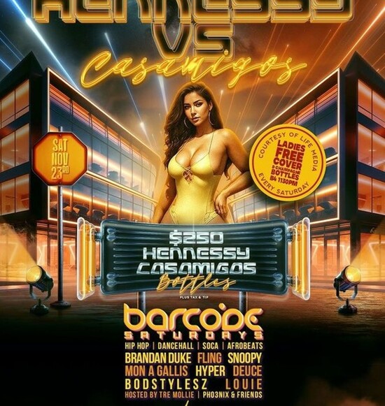 BARCODE SATURDAYS x Hennessy Vs Casamigos