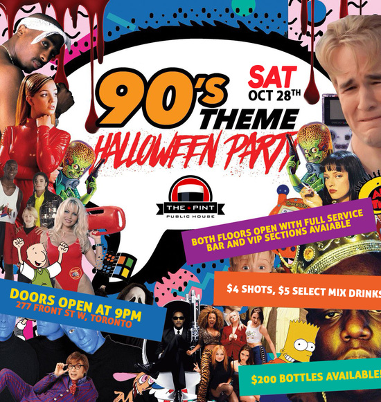 90s Theme Halloween Party