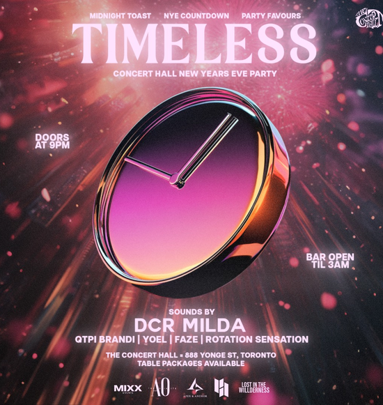 Timeless : NYE 2025 (Bar till 3AM)