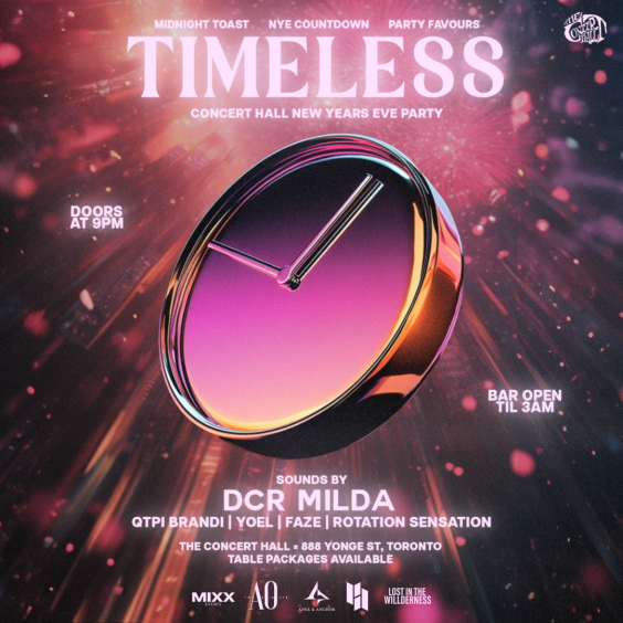 Timeless : NYE 2025 (Bar till 3AM)