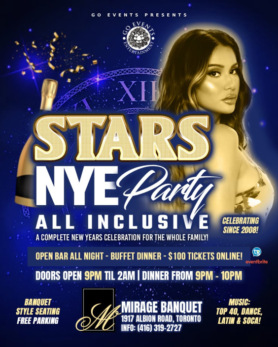 Stars New Year's 2026 - ALL INCLUSIVE
