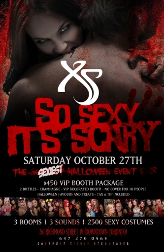 So Sexy Its Scary Halloween Costume Party at Club XS XS