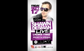 Shawn Desman Live! Fri.Sept.17 @ Luxy | $100 Btls! | Ladies Free b4 12! On Guestlist!